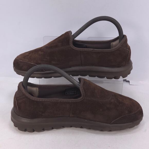 Skechers Go Walk Athletic Slip On Walking Shoe Womens Size 7 13766 Brown - Picture 5 of 9